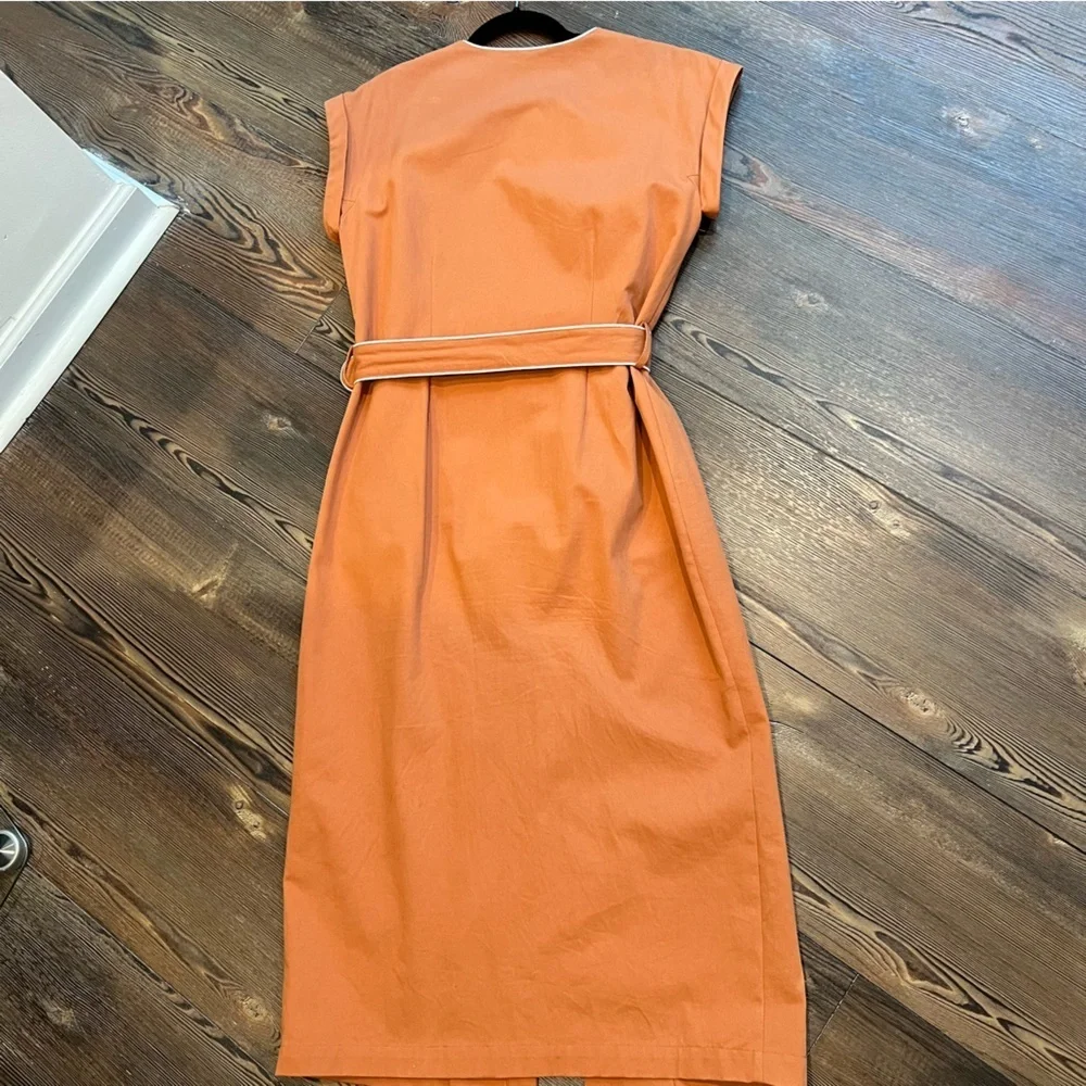 Mare mare x Anthropologie honey white piping button up shirt dress
size Small - Picture 7 of 16